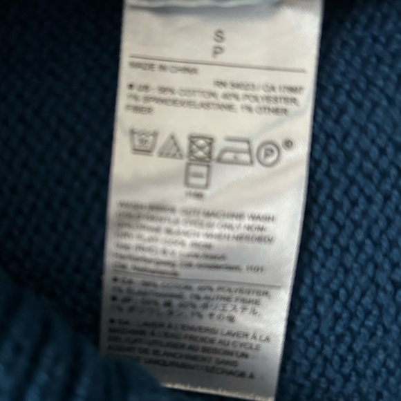 BANANA REPUBLIC Women’s Volume-Sleeve Sweater Size Small Ocean Blue - Picture 4 of 4